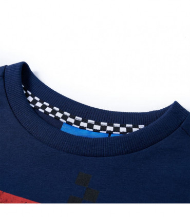 Kids' T-shirt with Long Sleeves Navy 128