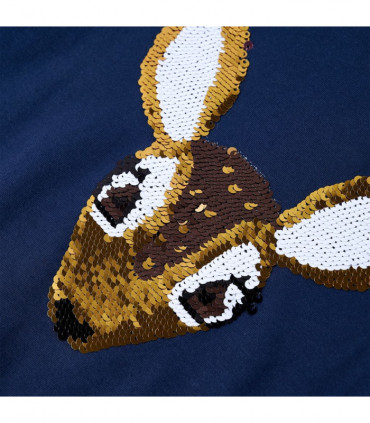 Kids' T-shirt with Long Sleeves Navy 92