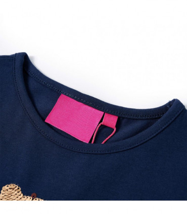 Kids' T-shirt with Long Sleeves Navy 92