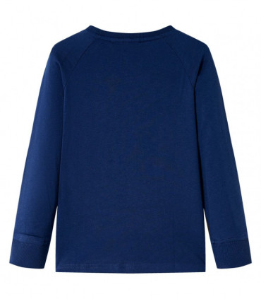 Kids' T-shirt with Long Sleeves Navy 92