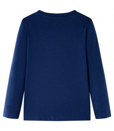 Kids' T-shirt with Long Sleeves Navy 92