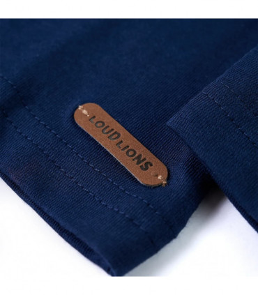 Kids' T-shirt with Long Sleeves Navy 92