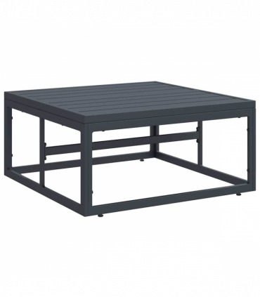 vidaXL Garden Sofa Set with Cushion 9 pcs Anthracite Steel & Fabric