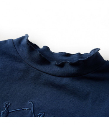 Kids' T-shirt with Long Sleeves Navy Blue 104