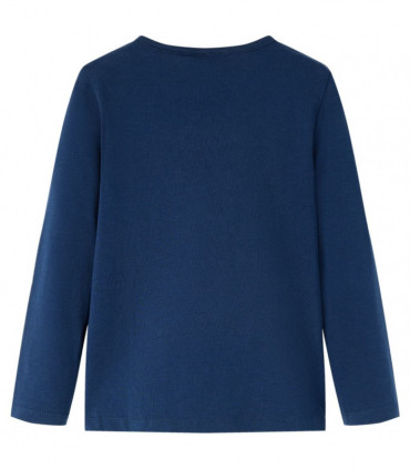 Kids' T-shirt with Long Sleeves Navy Blue 116