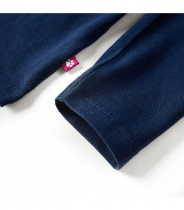 Kids' T-shirt with Long Sleeves Navy Blue 116