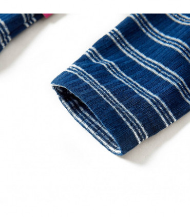 Kids' T-shirt with Long Sleeves Navy Blue 116