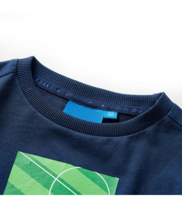 Kids' T-shirt with Long Sleeves Navy Blue 116