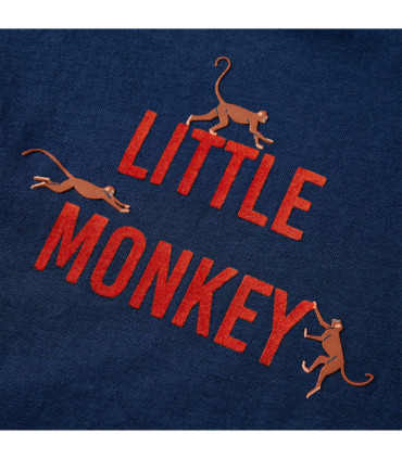 Kids' T-shirt with Long Sleeves Navy Blue 116