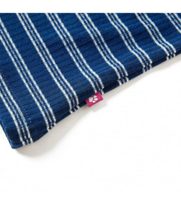 Kids' T-shirt with Long Sleeves Navy Blue 128