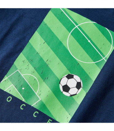 Kids' T-shirt with Long Sleeves Navy Blue 128