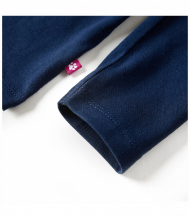 Kids' T-shirt with Long Sleeves Navy Blue 140