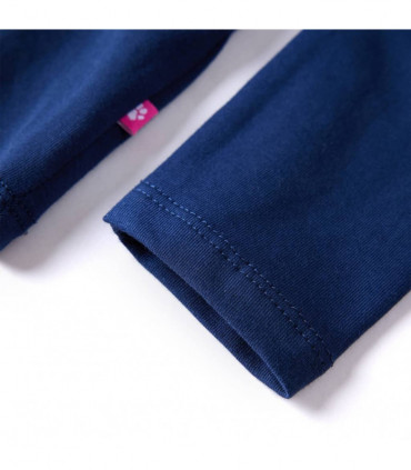 Kids' T-shirt with Long Sleeves Navy Blue 92
