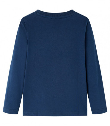 Kids' T-shirt with Long Sleeves Navy Blue 92
