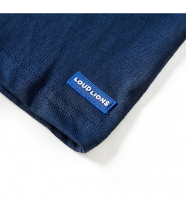 Kids' T-shirt with Long Sleeves Navy Blue 92