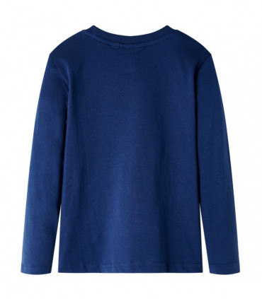 Kids' T-shirt with Long Sleeves Navy Blue 92