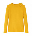 Kids' T-shirt with Long Sleeves Ochre 104