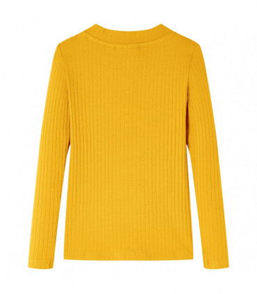 Kids' T-shirt with Long Sleeves Ochre 104