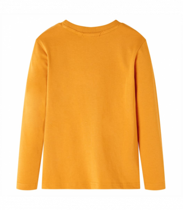 Kids' T-shirt with Long Sleeves Ochre 104