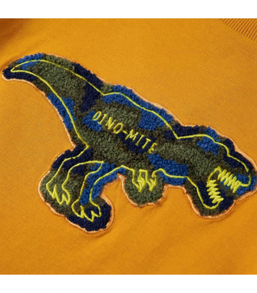 Kids' T-shirt with Long Sleeves Ochre 104