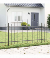 vidaXL Garden Fence Grey 850 x 100 cm