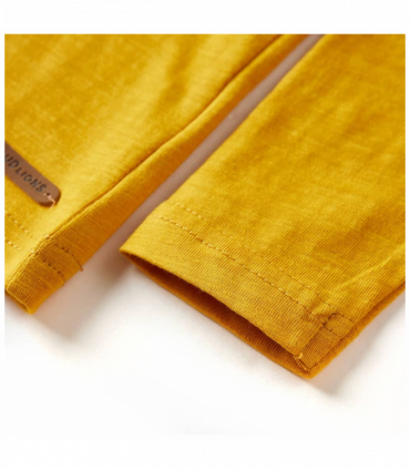 Kids' T-shirt with Long Sleeves Ochre 104