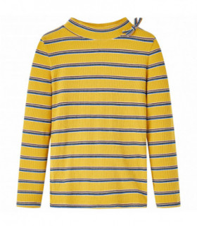 Kids' T-shirt with Long Sleeves Ochre 116