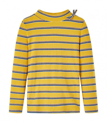 Kids' T-shirt with Long Sleeves Ochre 128