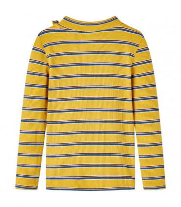 Kids' T-shirt with Long Sleeves Ochre 128