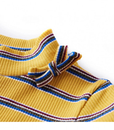 Kids' T-shirt with Long Sleeves Ochre 128