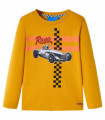 Kids' T-shirt with Long Sleeves Ochre 128