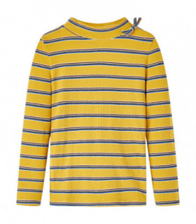 Kids' T-shirt with Long Sleeves Ochre 140