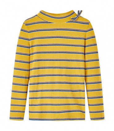 Kids' T-shirt with Long Sleeves Ochre 140