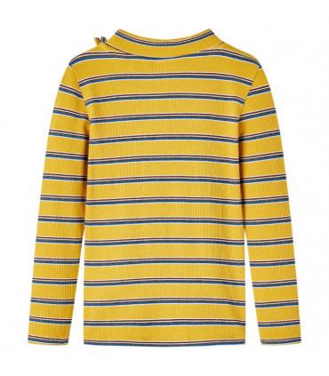 Kids' T-shirt with Long Sleeves Ochre 140