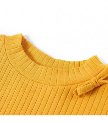 Kids' T-shirt with Long Sleeves Ochre 92