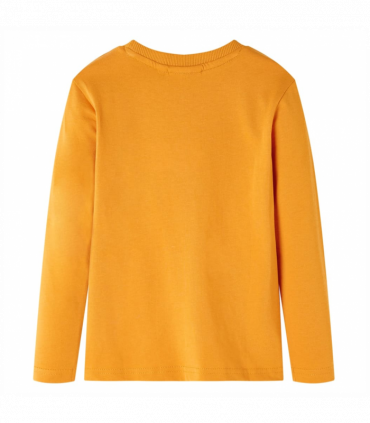Kids' T-shirt with Long Sleeves Ochre 92