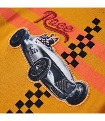 Kids' T-shirt with Long Sleeves Ochre 92