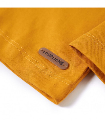 Kids' T-shirt with Long Sleeves Ochre 92
