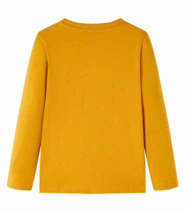 Kids' T-shirt with Long Sleeves Ochre 92