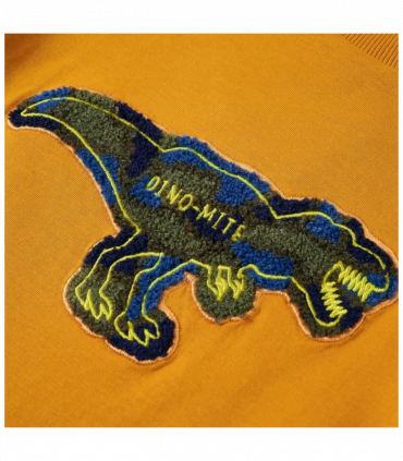 Kids' T-shirt with Long Sleeves Ochre 92