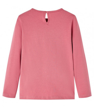 Kids' T-shirt with Long Sleeves Old Pink 104