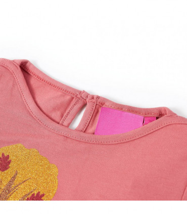 Kids' T-shirt with Long Sleeves Old Pink 104