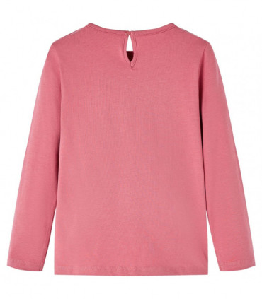 Kids' T-shirt with Long Sleeves Old Pink 116