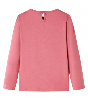 Kids' T-shirt with Long Sleeves Old Pink 116
