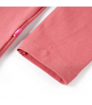 Kids' T-shirt with Long Sleeves Old Pink 116