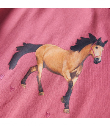 Kids' T-shirt with Long Sleeves Old Pink 128