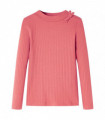 Kids' T-shirt with Long Sleeves Old Pink 128