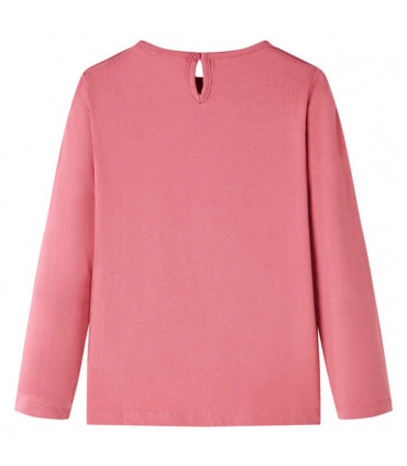 Kids' T-shirt with Long Sleeves Old Pink 92