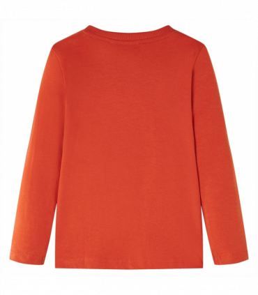 Kids' T-shirt with Long Sleeves Orange 116