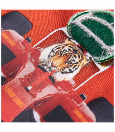 Kids' T-shirt with Long Sleeves Orange 116